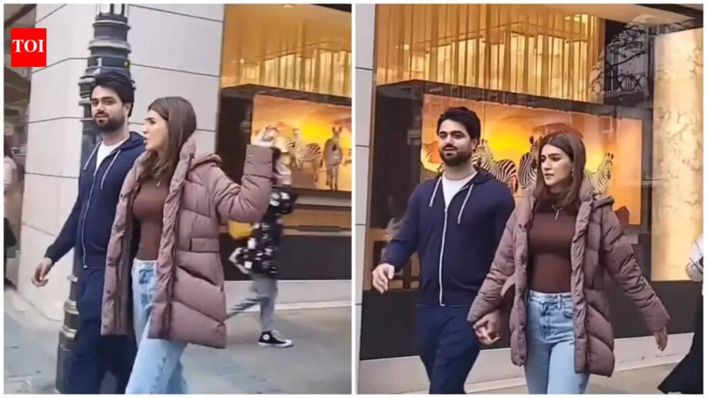 Kriti Sanon and Kabir Bahia’s cosy London walk caught on camera, hand-in-hand video goes viral | Hindi Movie News