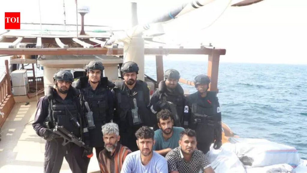 Cigarettes worth 5 crore seized, 4 Iranian crew held | Ahmedabad News