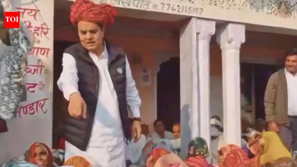 Ex-BJP MP took back blanket after learning woman was Muslim in Tonk, alleges Rajasthan LoP Tikaram Jully; video sparks row | Jaipur News