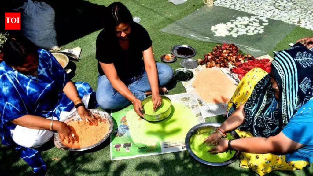 Abeer, gulal made with beetroot & spinach for safe celebrations | Prayagraj News