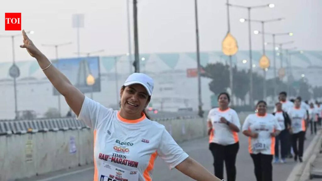 Fitness fever grips Times Half Marathon | Lucknow News