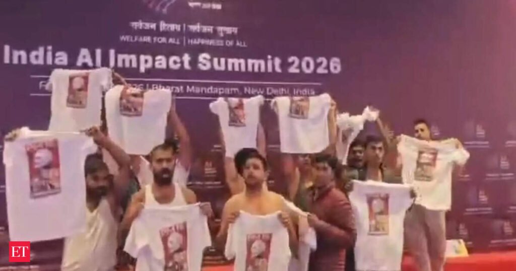 BJP demands Rahul Gandhi’s apology over ‘shirtless’ protest at AI Impact Summit