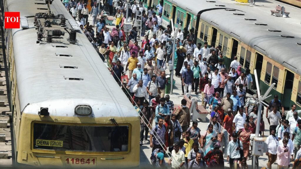 Work at Chennai Egmore station: Southern Railway to run more EMU shuttle services | Chennai News