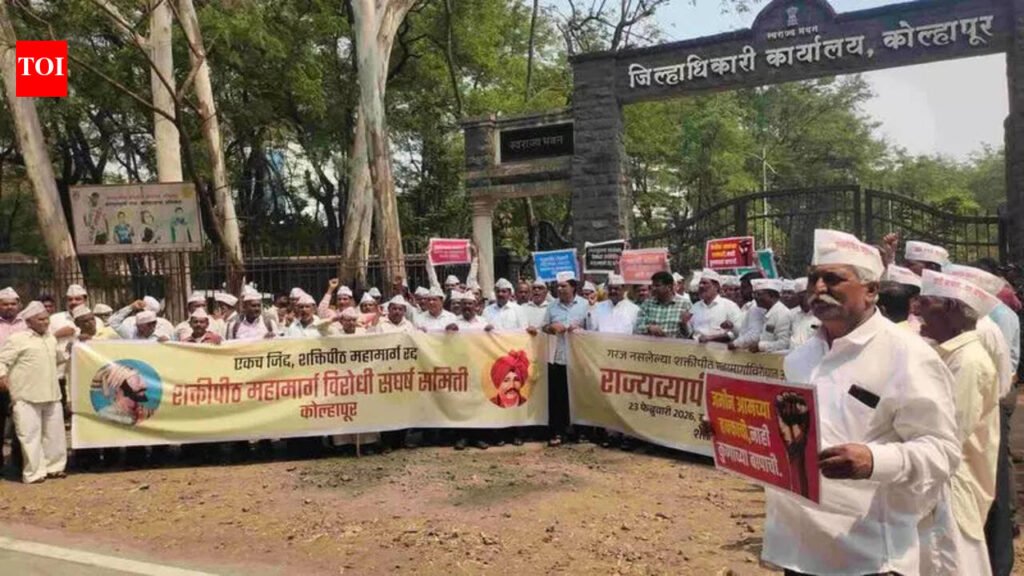 Shaktipeeth Expressway: MVA members lead farmers protests against Shaktipeeth in several districts, condemn attack on women opposing alignment marking in Parbhani | Pune News