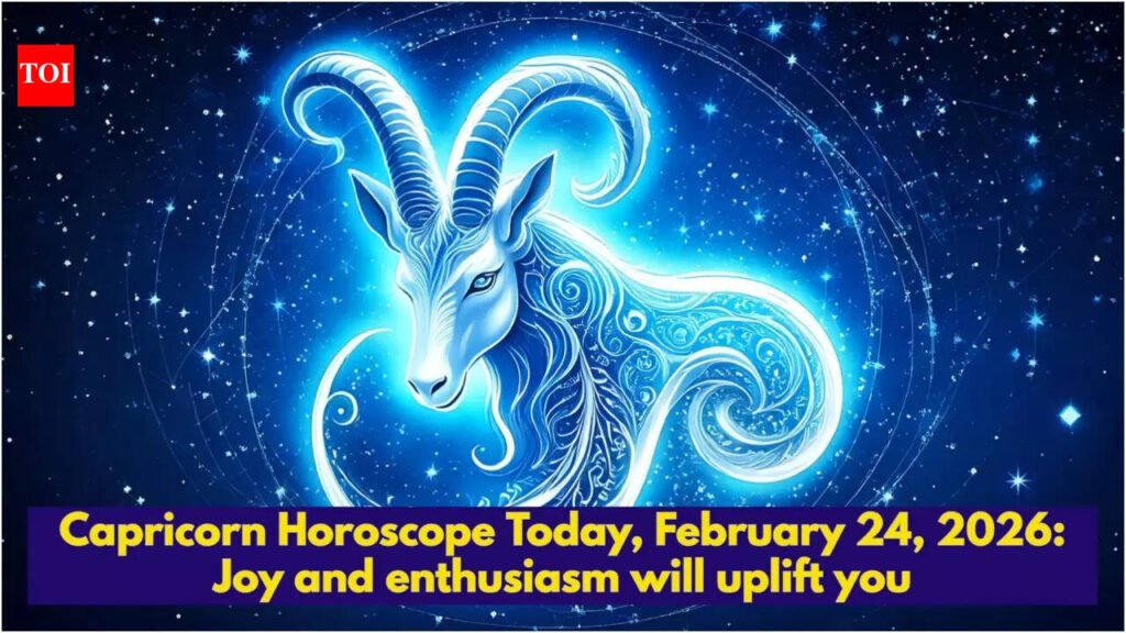 Capricorn Horoscope Today, February 24, 2026: Joy and enthusiasm will uplift you