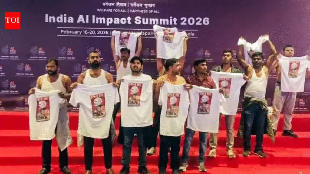 ‘Shirtless’ protest at AI summit: Youth Congress chief Uday Bhanu Chib arrested | India News
