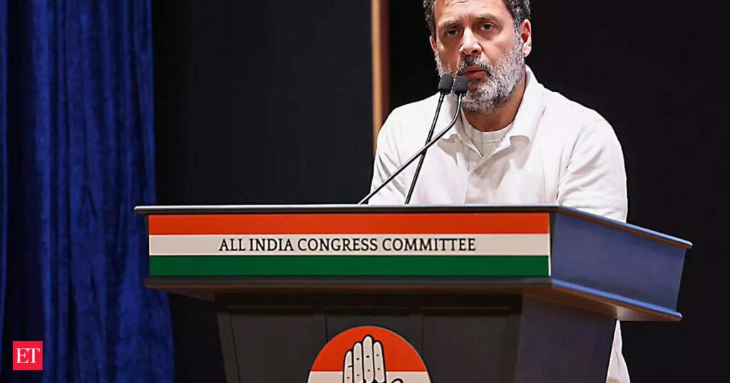 Reflective of ‘dictatorial tendencies, cowardice’: Rahul Gandhi slams arrest of IYC leaders