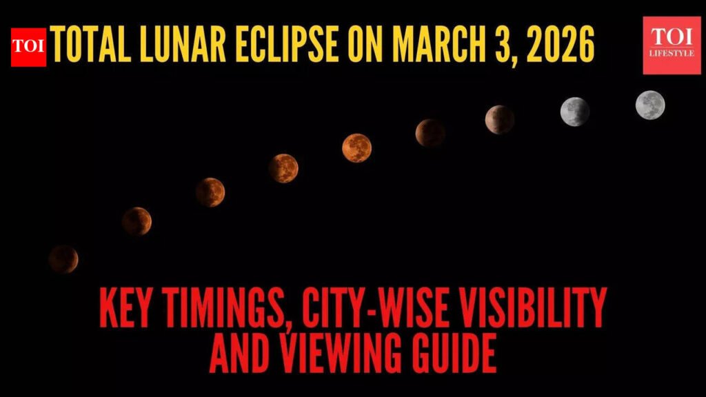 Chandra Grahan: Lunar Eclipse City Wise Timings: Total Lunar Eclipse on March 3, 2026: Key Timings, City-Wise Visibility and Viewing Guide |