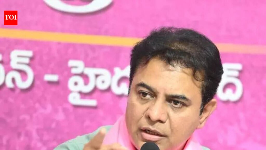Congress mocked people’s verdict in civic polls, says KTR | Hyderabad News