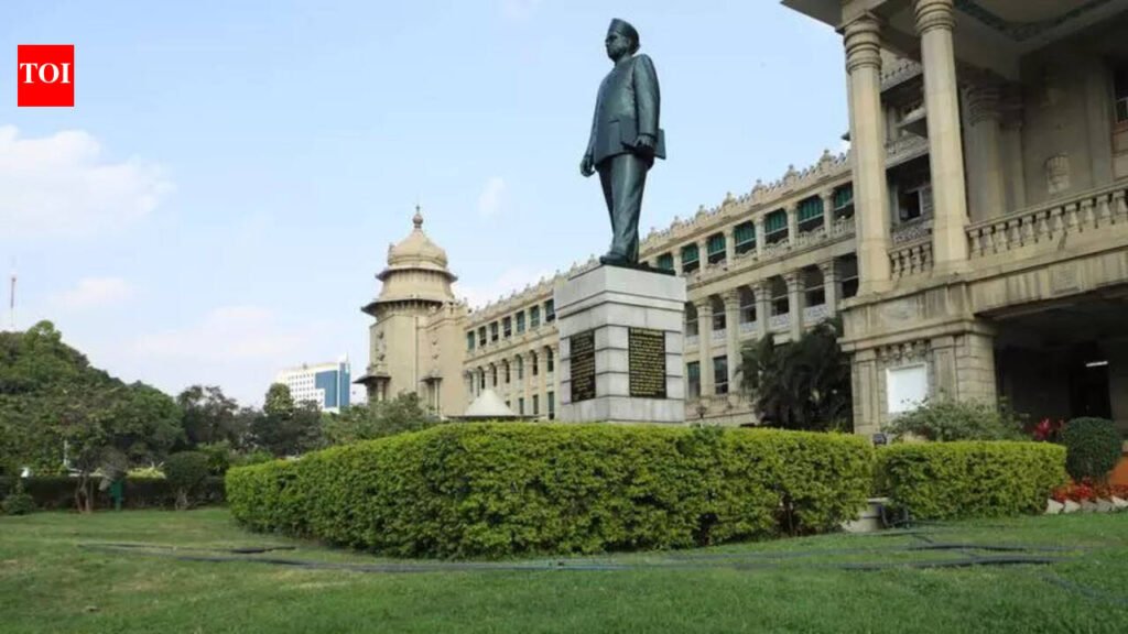 Mexican Grass Vidhana Soudha: High-maintenance Mexican grass on Vidhana Soudha lawns to go | Bengaluru News