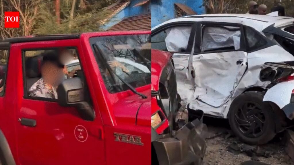 ‘Papa, main chaurahe par tha’: Bhopal man dies after speeding Thar rams car in Goa; locals allege seat swap to shield accused | Goa News