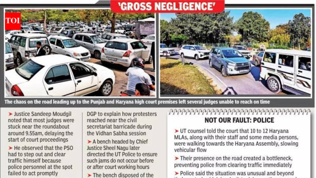 HC Orders Cops To Ensure No Traffic Jams | Chandigarh News