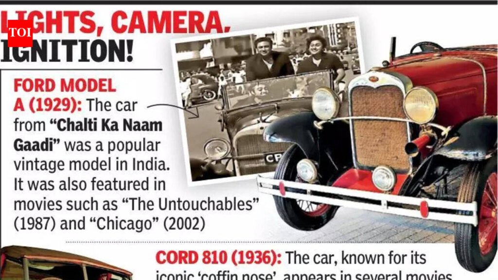 Ahmedabad museum puts cinema’s most iconic cars in spotlight | Ahmedabad News