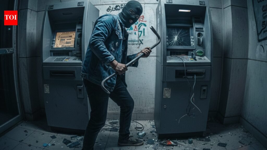Bengaluru Atm Theft Attempt: Bengaluru man tries to break 2 ATMs to steal cash, arrested | Bengaluru News
