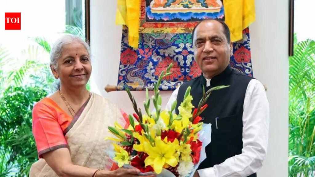 Himachal LoP meets Sitharaman, seeks enhanced financial assistance | Chandigarh News