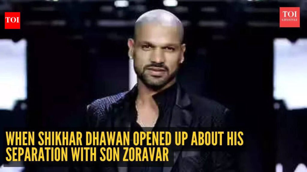 Shikhar Dhawan Divorce: When Shikhar Dhawan opened up about his separation with son Zoravar and how he copes with it