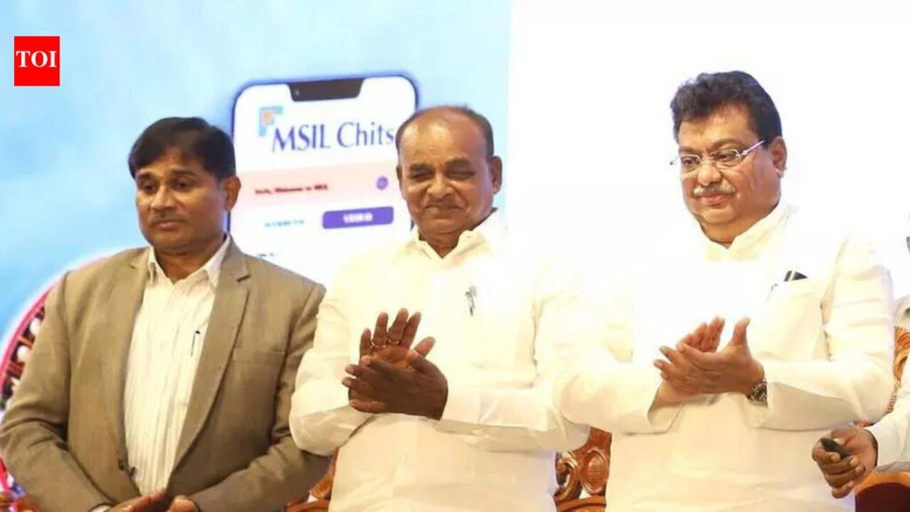 Mysore Sales Ltd to get self-help groups, retired bankers to push chit fund business | Bengaluru News