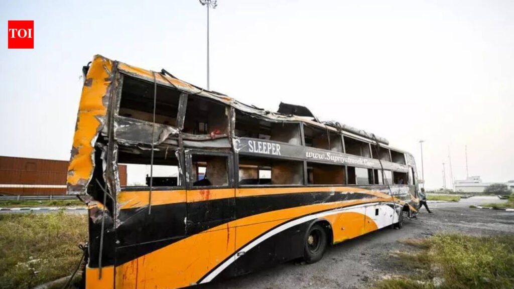 Purvanchal Expressway Bus Accident: ‘Sleeper bus was modified from 16 berths to 43 seats’ | Lucknow News