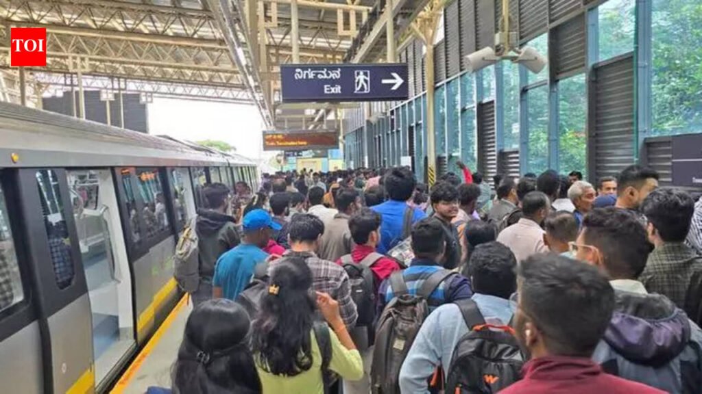 Bengaluru Metro: Yellow Line frequency increased to 9 minutes | Bengaluru News