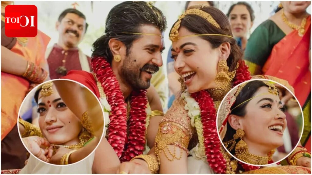 Rashmika Mandanna and Vijay Deverakonda wedding: VIROSH gets teary-eyed during varmala ceremony | Telugu Movie News