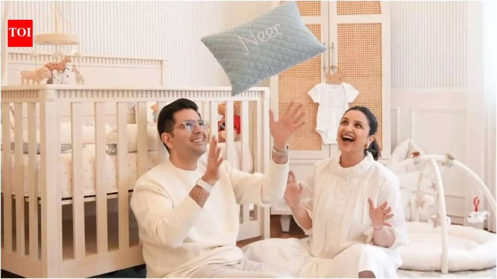 Inside Parineeti Chopra and Raghav Chadha’s serene nursery for son Neer – see photos |