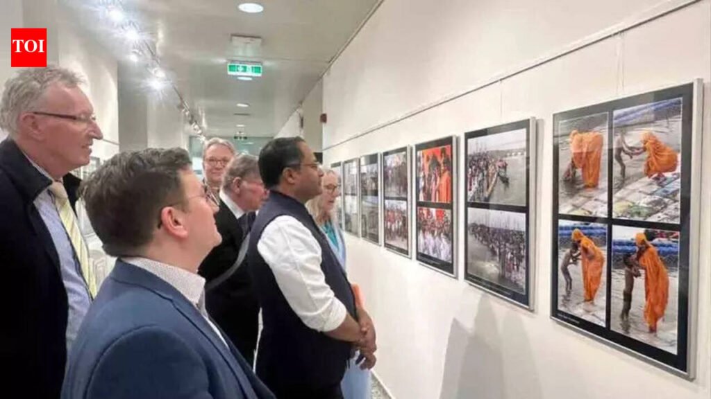 Photo exhibition on Maha Kumbh organised in Vienna | Prayagraj News