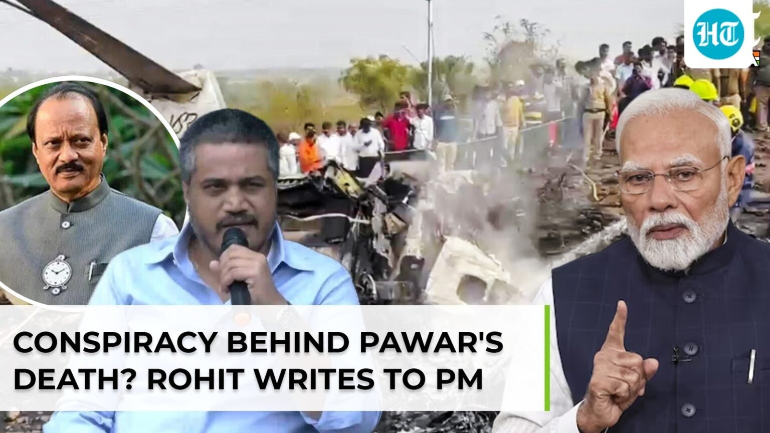 Was Pawar’s plane crash a conspiracy? Nephew demands aviation minister’s exit, writes to PM Modi
