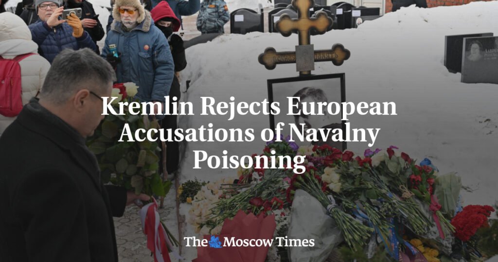 Kremlin Rejects European Accusations of Navalny Poisoning