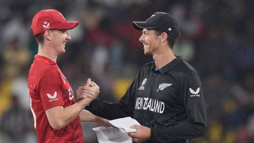 T20 World Cup: New Zealand wins toss, opts to bat against England