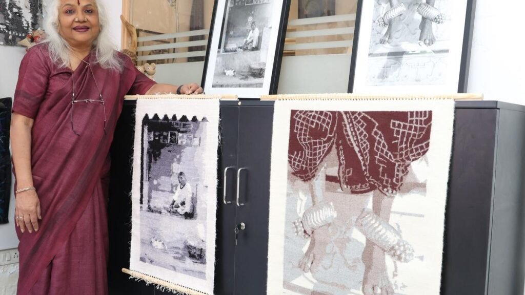 At Lalit Kala Akademi Kalyani Pramod translates photographs into textile art