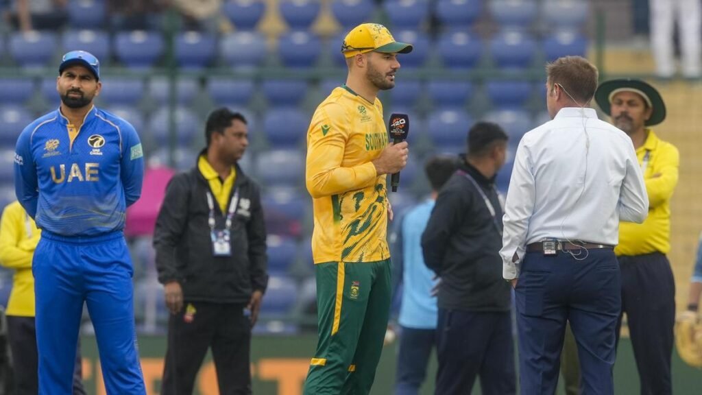 T20 World Cup: South Africa wins toss, elects to bowl against UAE