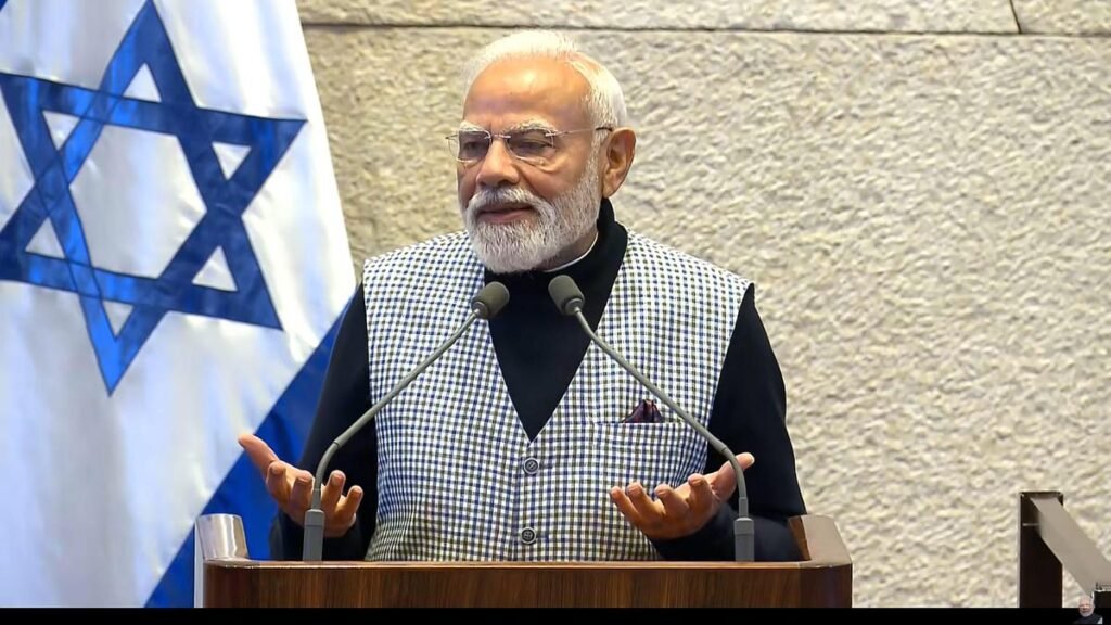 PM Modi tells MPs in Jerusalem that India stands with Israel ‘firmly with full conviction’