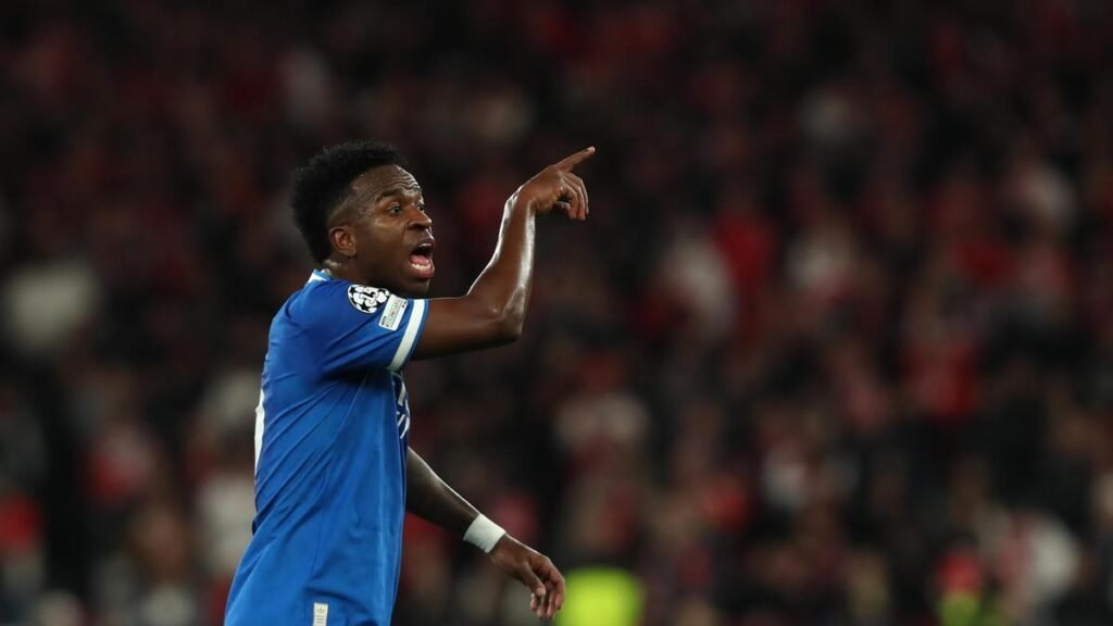 UEFA to probe claims of ‘discriminatory behaviour’ towards Real Madrid’s Vinicius