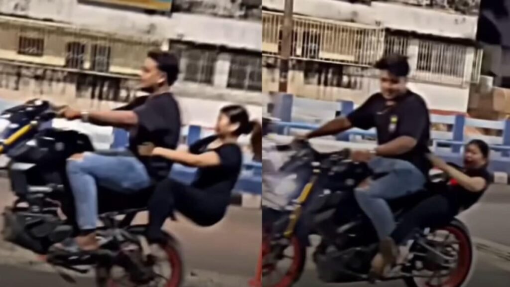Mumbai Woman Suffers Injury In ‘Private Parts’ After Biker Friend’s ‘Dhoom-Style’ Stunt Goes Wrong | Video | Viral News