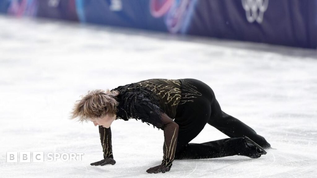 2026 Winter Olympics: Mikhail Shaidorov wins men’s figure skating gold as ‘Quad God’ Ilia Malinin crumbles