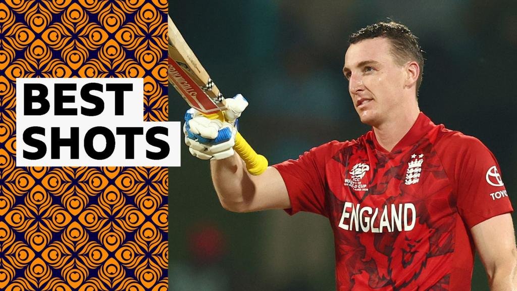 T20 Cricket World Cup: England’s Harry Brook hits stunning first T20 international century v Pakistan