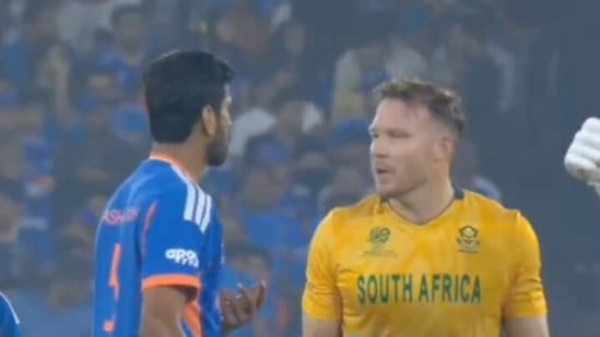 David Miller loses his cool, charges at Washington Sundar in heated moment during player of the match performance