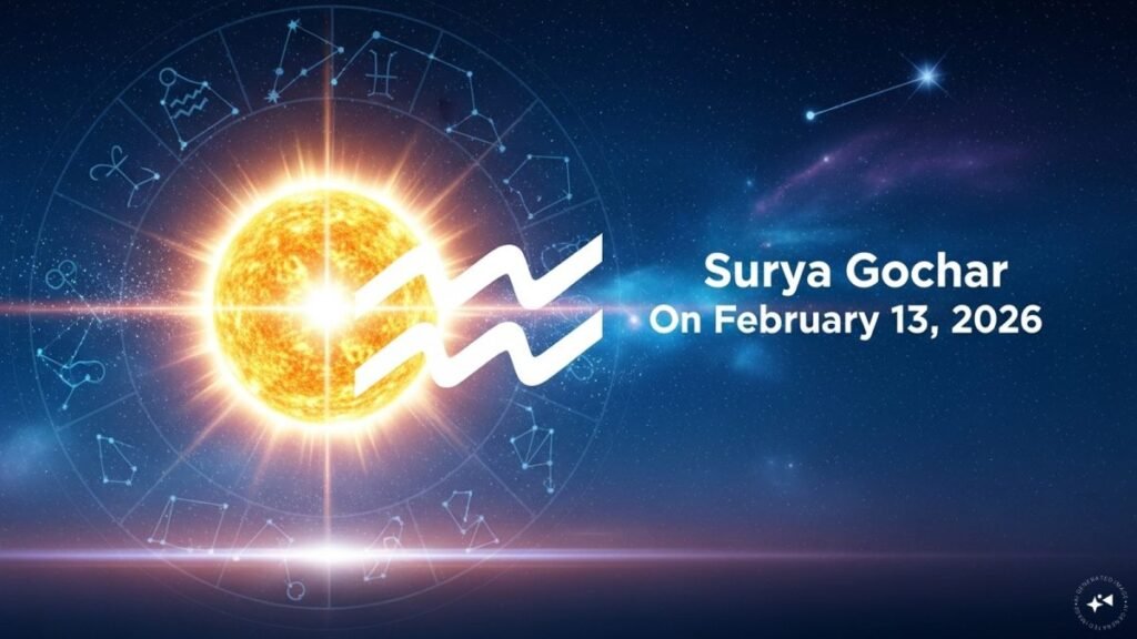 Surya Gochar Kumbh Rashi on February 13: Zodiac Signs Benefiting During Sun Transit in Aquarius 2026 | Horoscope News