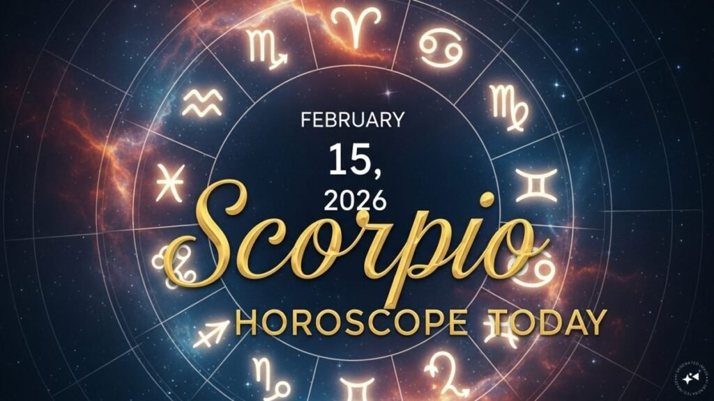 Scorpio Horoscope Today, February 15, 2026 | Horoscope News