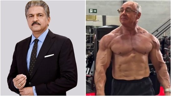 Anand Mahindra applauds ‘senior citizen’ with Hulk-like physique lifting heavy weights in Monday motivation post: Watch
