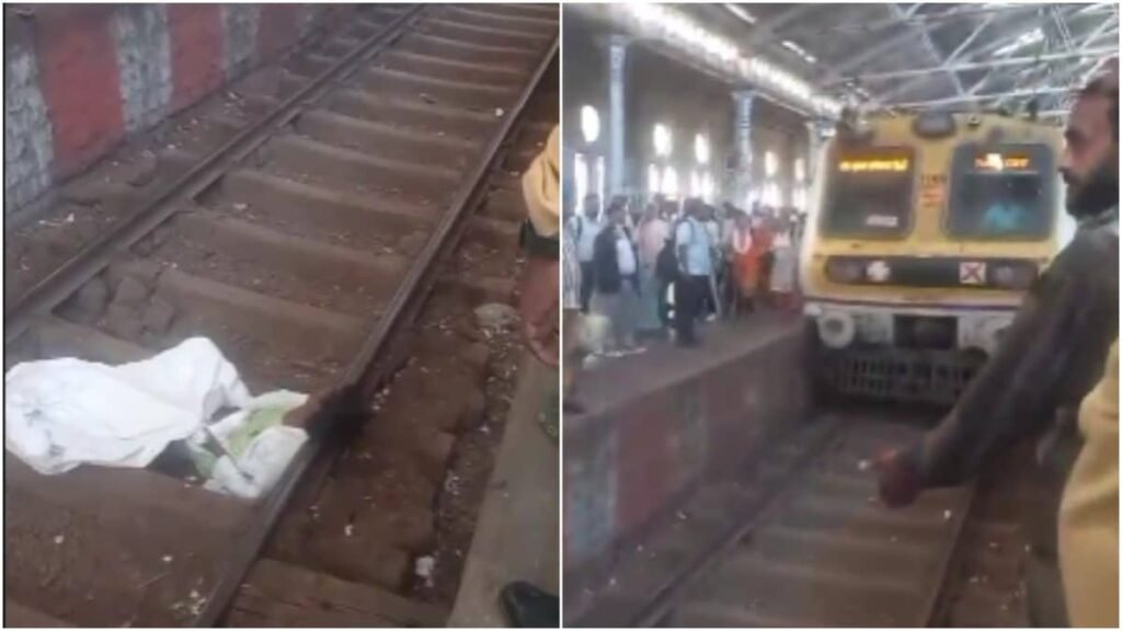 Drunk Man Snoozes On Mumbai Railway Tracks As Train Approaches, Case Filed | Video | Viral News
