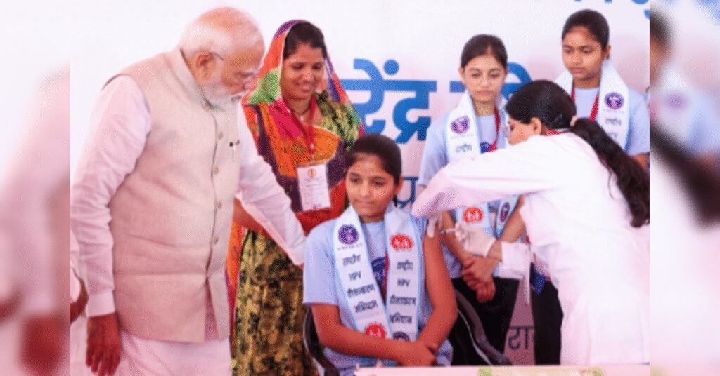 PM Launches Nationwide HPV Vaccination Drive for 14-Year-Old Girls, ETHealthworld