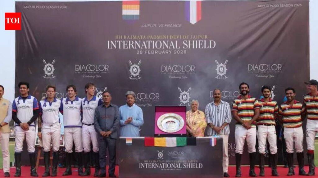 Rajmata Padmini Devi of Jaipur International Shield Exhibition polo match: Dino Dhankar, Padmanabh Singh, Lance Watson lead Team Jaipur to triumph | Jaipur News
