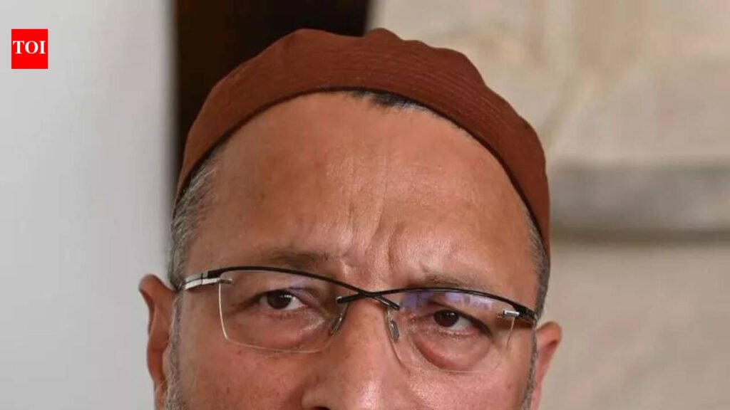 ‘Wrong message sent’: Owaisi questions timing of Modi’s Israel trip | Hyderabad News