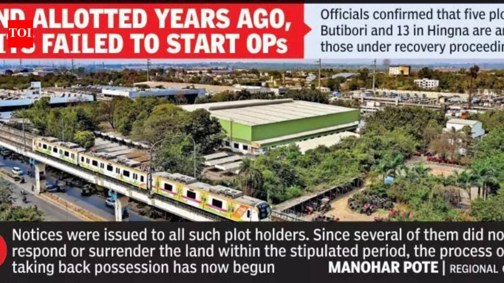 MIDC decides to take back 301 idle industrial plots in Vidarbha | Nagpur News