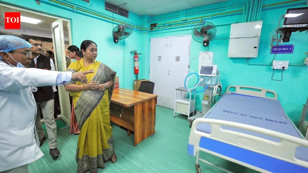 Delhi CM inaugurates ICU, endoscopy suite; launches AYUSH stress programme | Delhi News