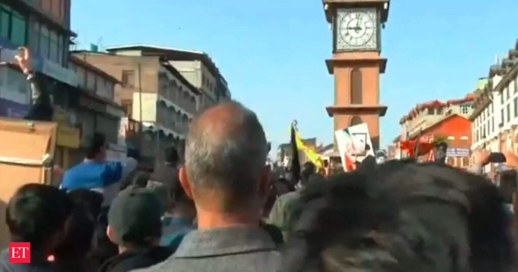 Srinagar Shia Muslims protest killing of Iran’s Ayatollah Ali Khamenei