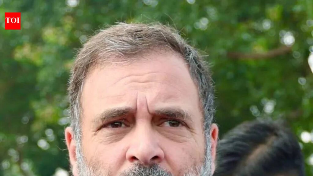 Rahul to visit T today, to address new DCC chiefs | Hyderabad News