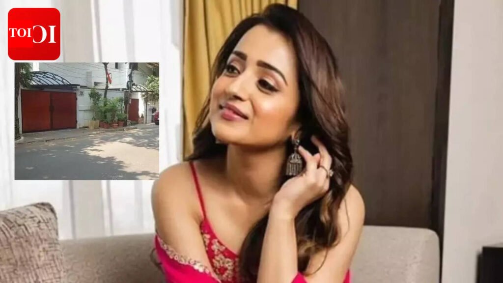 Trisha Krishnan House: Inside Trisha Krishnan’s elegant homes in Chennai and Hyderabad: A look at her luxury lifestyle |