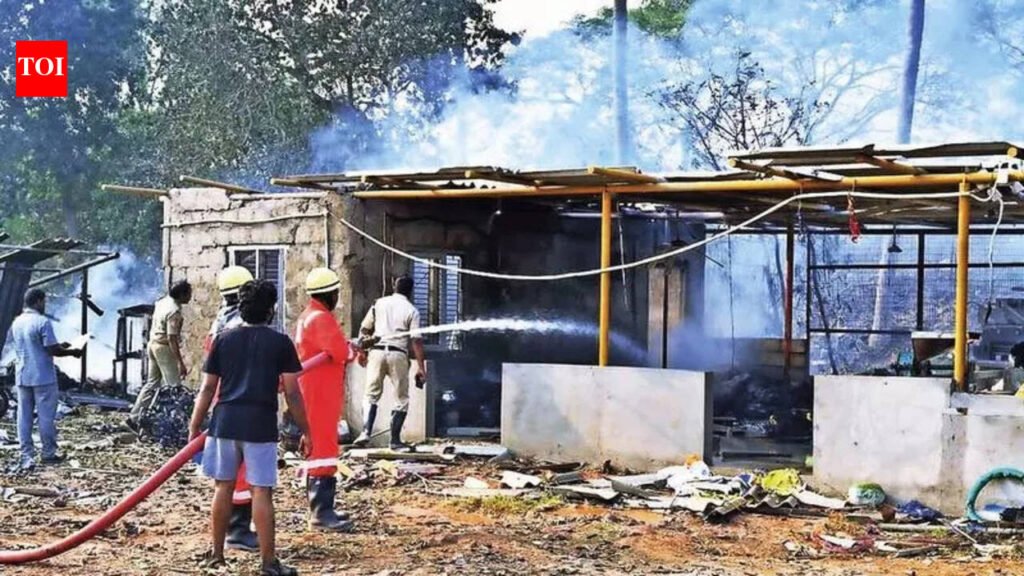 Lucky break for water saves man; AP blast toll at 21 | Hyderabad News